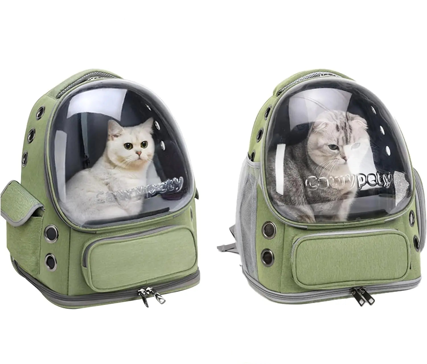 Transparent Folding Pet Carrier Backpack Travel Tote Cat Carrier Bag Outdoor Pet Shoulder Bag Pet Dogs Cats Portable Bag