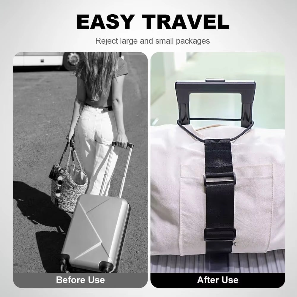 Elastic Adjustable Luggage Strap Carrier Strap Baggage Bungee Luggage Belts Suitcase Belt Travel Security Carry on Straps