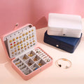 Portable Jewelry Storage Box 2023 New High-End Exquisite Large Capacity Travel Jewelry Bag Jewelry Box Organizer