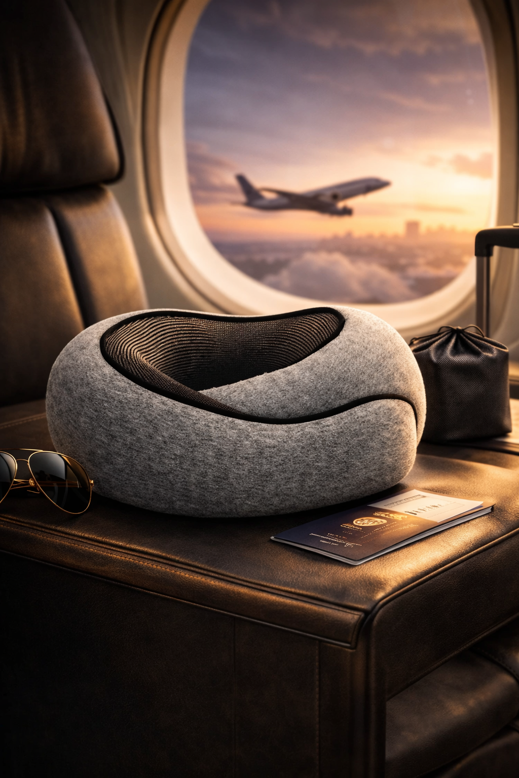 Coussin de Voyage Ergonomique à Mémoire de Forme