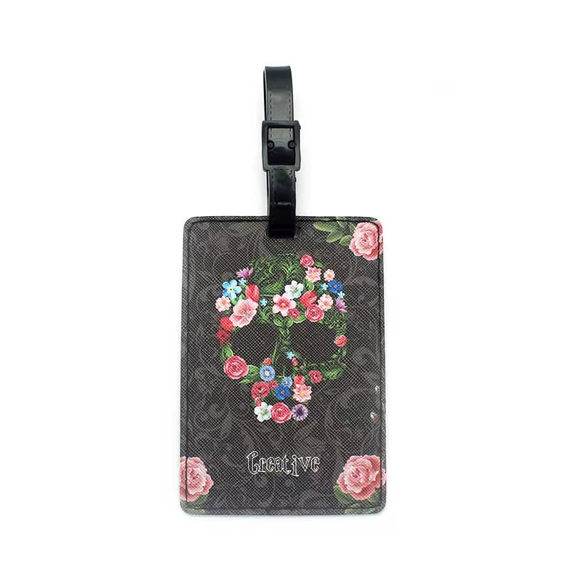 Creative World Map High Quality Travel Accessories Luggage Tag PU Suitcase ID Addres Holder Baggage Boarding Tag Portable Label