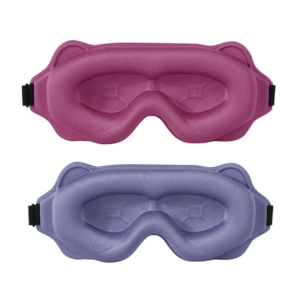 3D Sleeping Mask Block Out Light Sleep Mask for Eyes Soft Sleeping Aid Eye Mask for Travel Eyeshade Night Breathable Slaapmasker