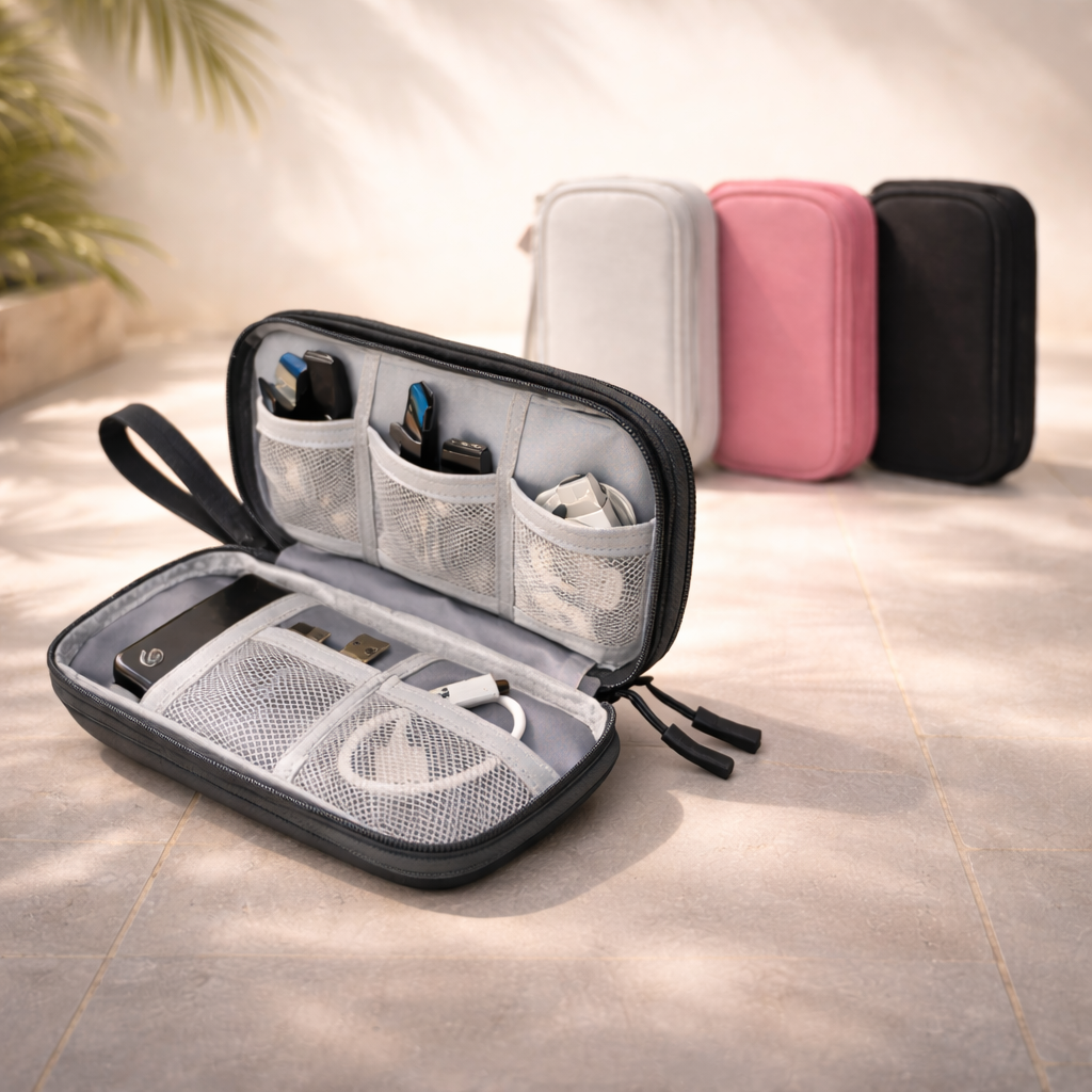 Pochette Voyage Pour Câbles & Chargeurs